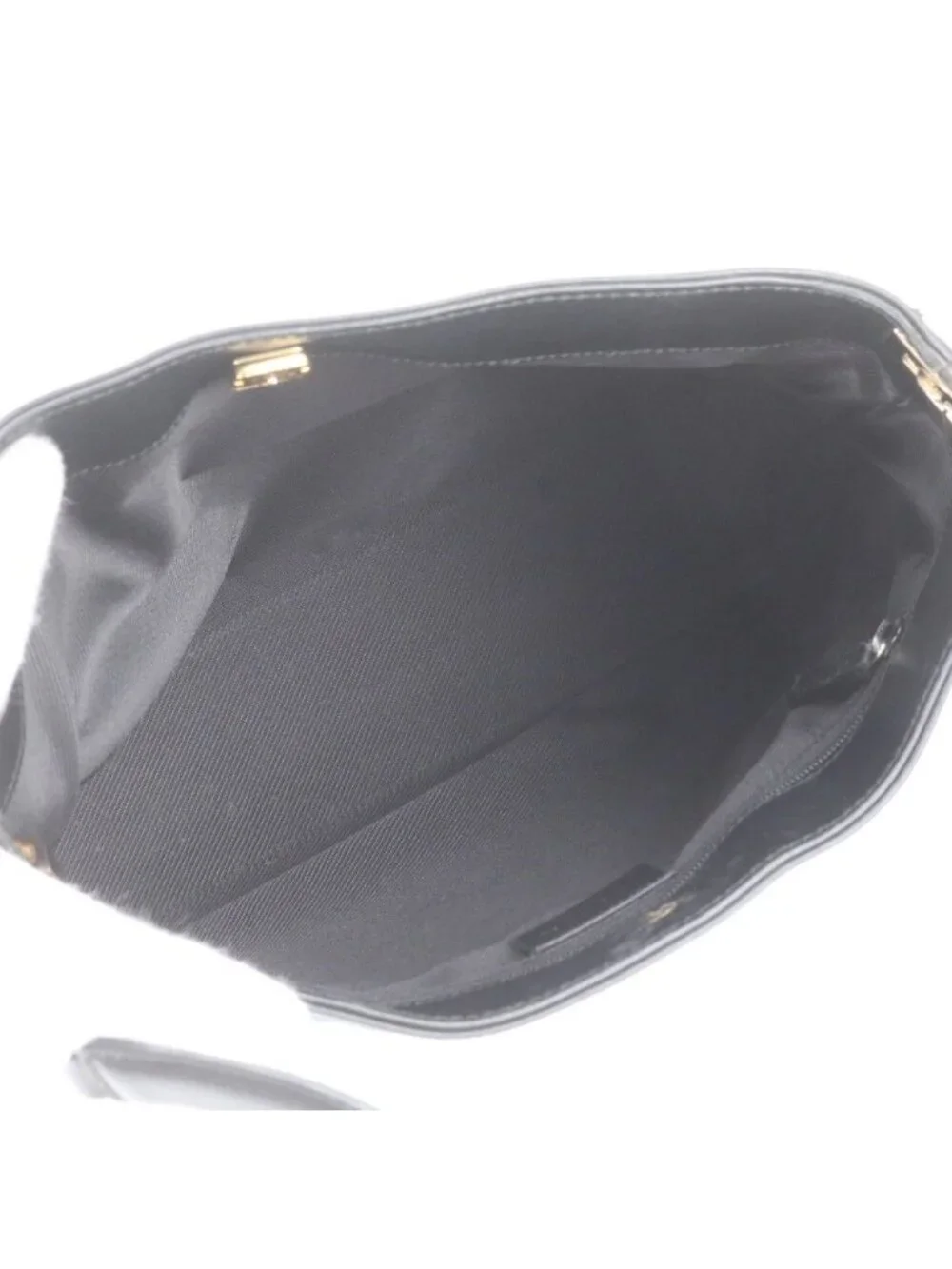 Gucci GG Canvas Leather Shoulder Bag Black